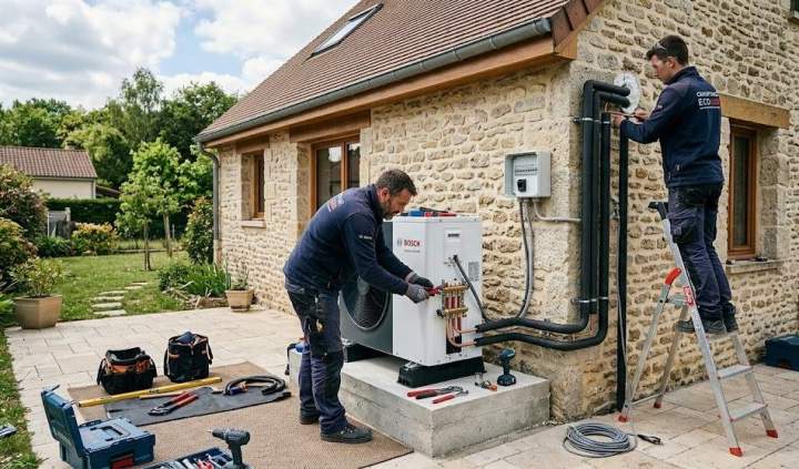 Installation pompe à chaleur