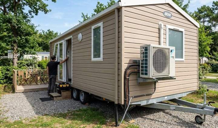 installation climatisation mobile home